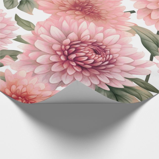 Papier Cadeau Cadeaux de fête rose pétales (Coin)