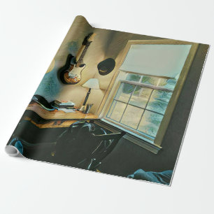 Papier Cadeau Cadeaux de guitare pour petite amie