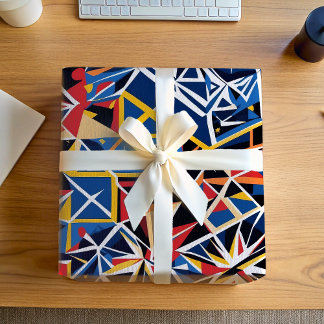 Papier Cadeau Cadeaux de mosaïque de verre brisé moderne pour le