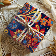Cadeaux de retraite fleuris Paisley bohèmes pour m