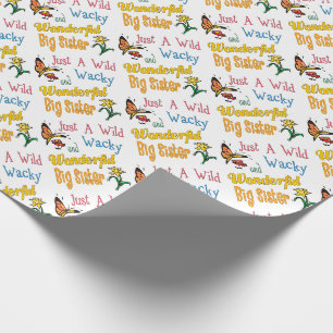 Papier Cadeau Cadeaux merveilleux farfelus sauvages de grande