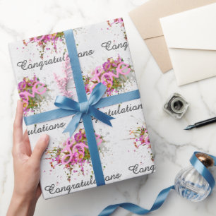 Papier Cadeau Cadre d'amour mariage ou Anniversaire