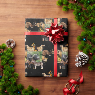 Papier Cadeau Cadre faunique en laiton de Buffalo Papier d'envel