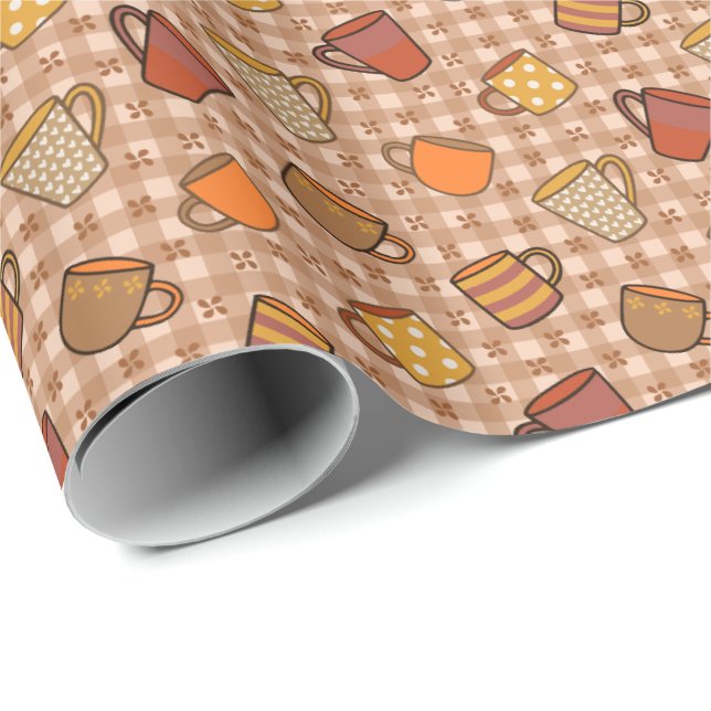 Papier Cadeau Café (Coin rond)