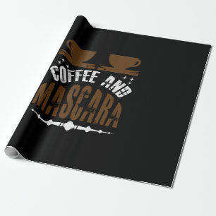 Papier Cadeau Café Art Café Et Mascara