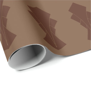 Papier Cadeau Café et Brown Fantail