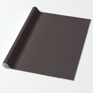 Papier Cadeau Café noir (couleur solide)