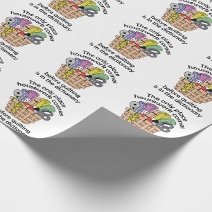 Papier Cadeau Caillage Avant Ménage