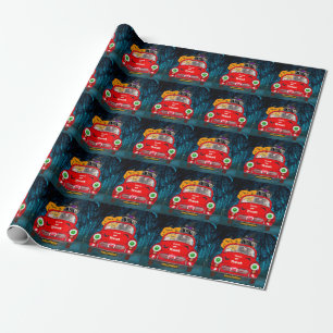 Papier Cadeau Cairn Terrier voiture de conduite effrayant Hallow