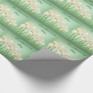 Papier Cadeau Calla Lilies (Blanc)