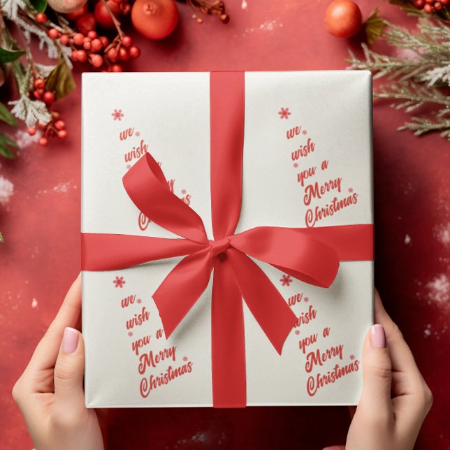 Papier Cadeau Calligraphie des arbres de Noël (Créateur téléchargé)