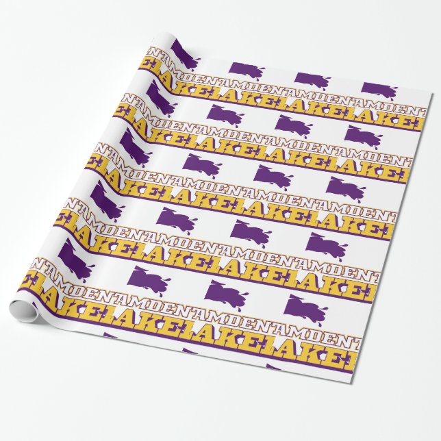 Papier Cadeau Camdenton Lakers (conférence d'Ozark) (Déroulé)