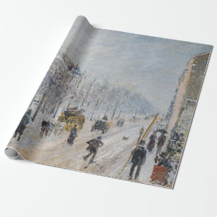 Papier Cadeau Camille Pissarro - Grands Boulevards extérieurs, E