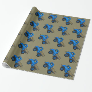 Papier Cadeau Camion bleu