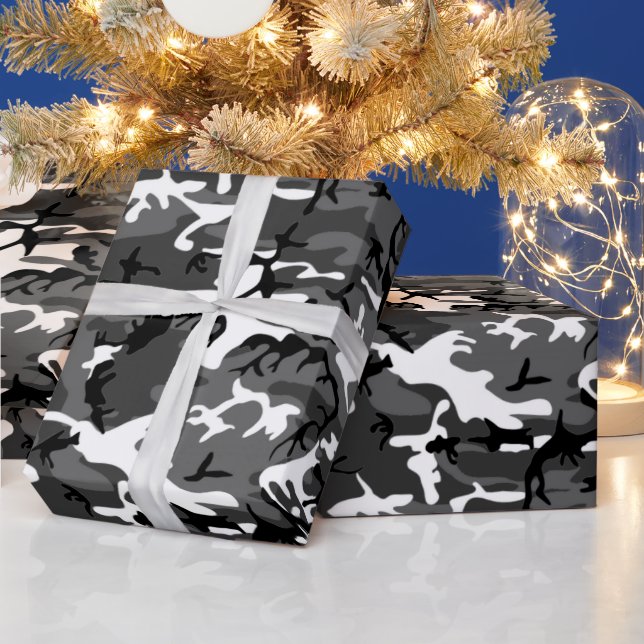 Papier Cadeau Camion de glace d'hiver (Vacances)