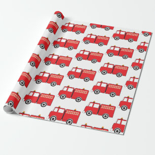 Papier Cadeau Camion feu rouge