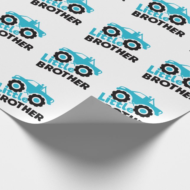 Papier Cadeau Camion Little Brother Monster (Coin)