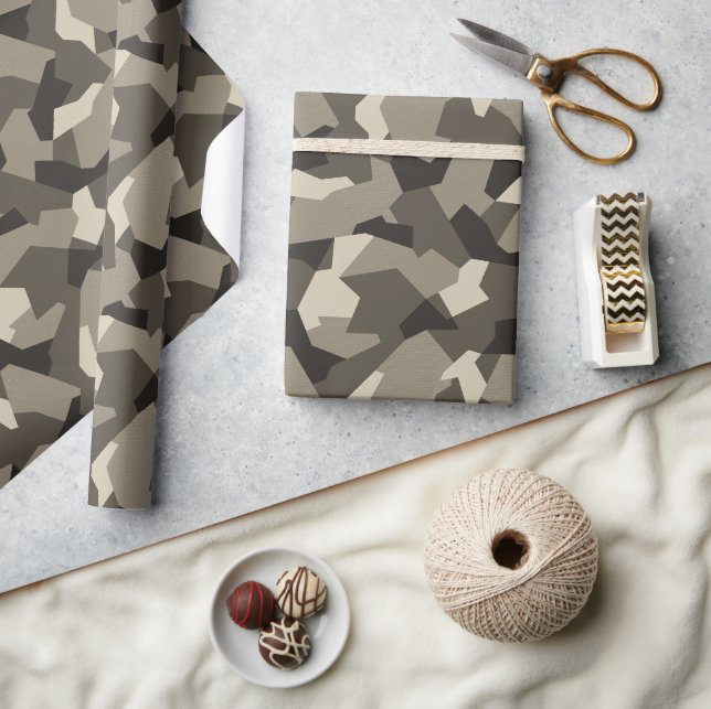 Papier Cadeau Camion suédois gris avancé (Artisanat)