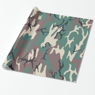 Papier Cadeau Camo de Woodland
