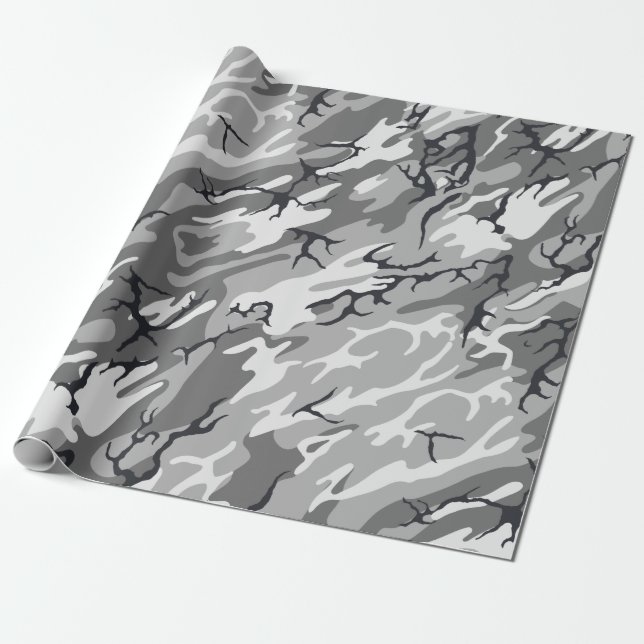 Papier Cadeau Camo Urbain (Déroulé)