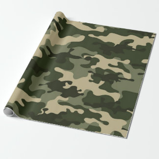 Papier Cadeau camouflage