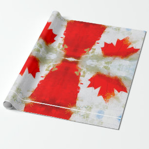 Papier Cadeau Canada Mon Canada (Drapeau canadien)