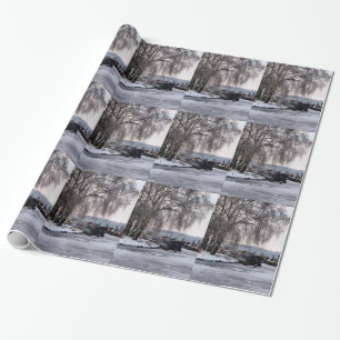 PAPIER CADEAU CANAL D'HIVER