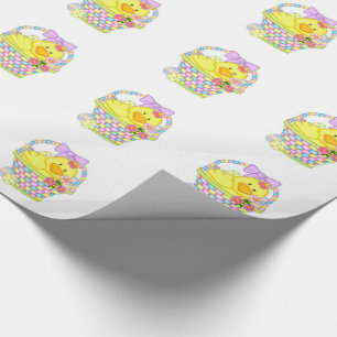Papier Cadeau Canard de Pâques