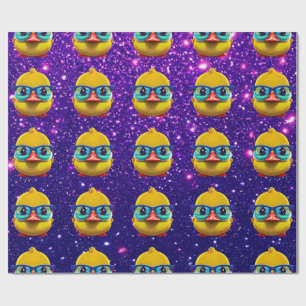 Papier Cadeau Canard en Caoutchouc Mignon Charme Thème Inspiré