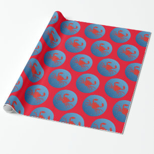 Papier Cadeau Cancer Crabe Zodiac Thunder_Cove