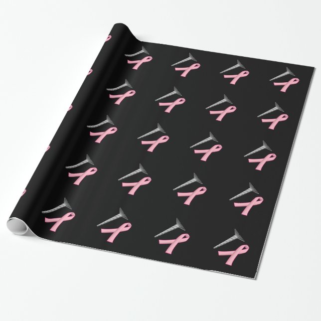 Papier Cadeau Cancer du sein de la vis ! Papier d'enlèvement d'H (Déroulé)