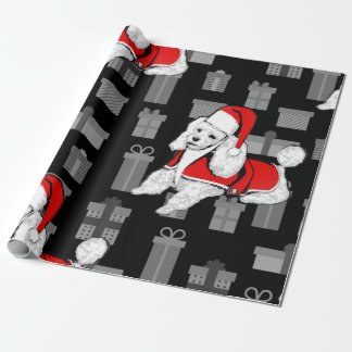 Papier Cadeau canicule de xmas santa claus