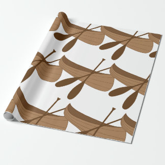 Papier Cadeau Canoë et pédales