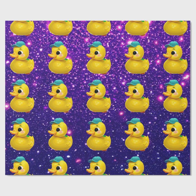 Papier Cadeau Caoutchouc Cute Charme Thème Inspiré (Plat)