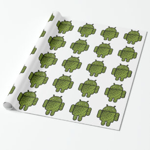 Papier Cadeau Caractère de griffonnage de Pancho pour le robot