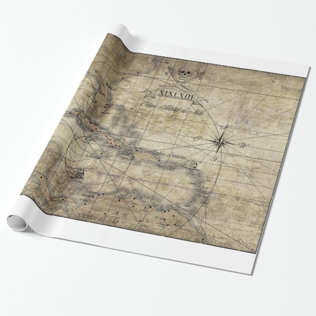 Papier Cadeau Caraïbes (Déroulé)