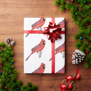 Papier Cadeau Cardinaux