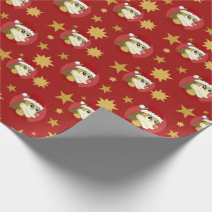 Papier Cadeau Caricature de Noël avec un joli papier d'emballage