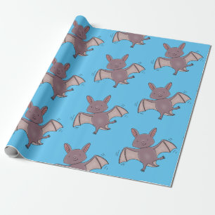 Papier Cadeau Caricature de vol de chauve-souris