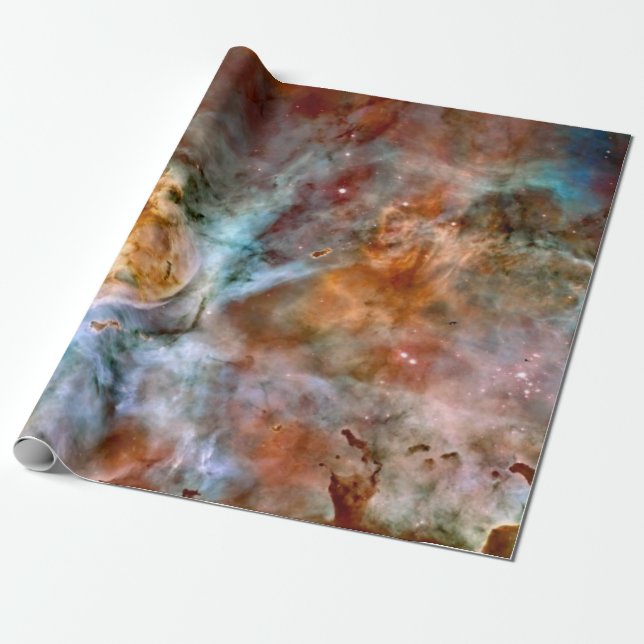 Papier Cadeau Carina Nebula NASA Hubble Telescope Photo spatiale (Déroulé)
