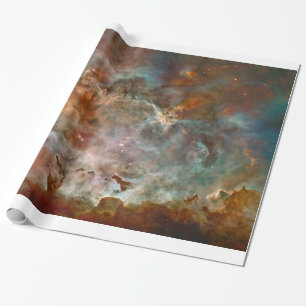 Papier Cadeau Carina Nebula nuages foncés