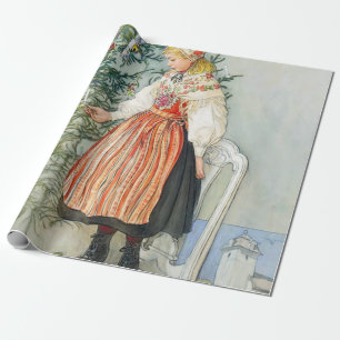 Papier Cadeau Carl Larsson Arbre de Noël