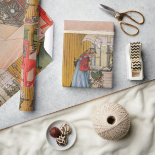 Papier Cadeau Carl Larsson Le papier d'enveloppement de cuisine