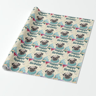 Papier Cadeau Carlin Anniversaire