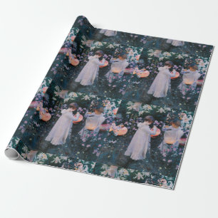 Papier Cadeau Carnation Lily Lily Rose John Singer Sargent Art