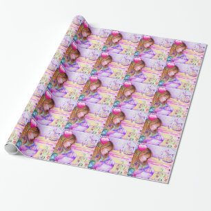 Papier Cadeau Carousel Dreams Valentines Jour papier d'emballage