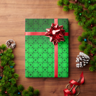 PAPIER CADEAU CARRÉ - CERCLE