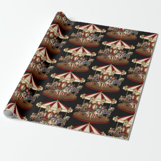 Papier Cadeau Carrousel vintage