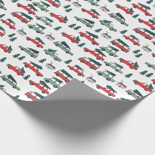 Papier Cadeau Cars de Noël (Coin)