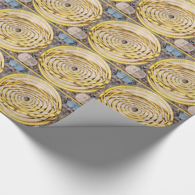 Papier Cadeau Carte céleste Andres Celarius Papier d'enveloppeme (Coin)